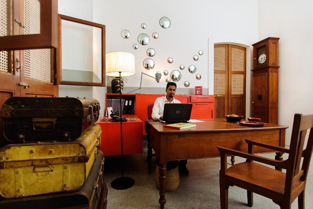 Villa Shanti - Heritage Hotel For Foodies Pondicherry Exteriör bild